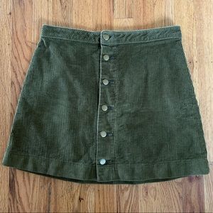American Apparel Corduroy Skirt